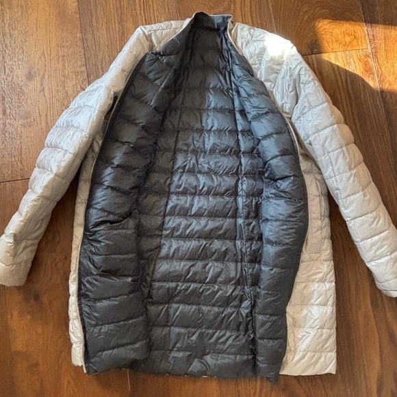 Athleta Jackets & Blazers - Athleta Dual-Tone Reversible Jacket in slate gray and Cream